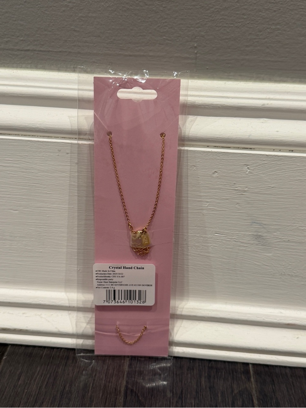 NWT Crystal Haze Gold & Crystal Hand Chain for Women Jewelry - Picture 2 of 7